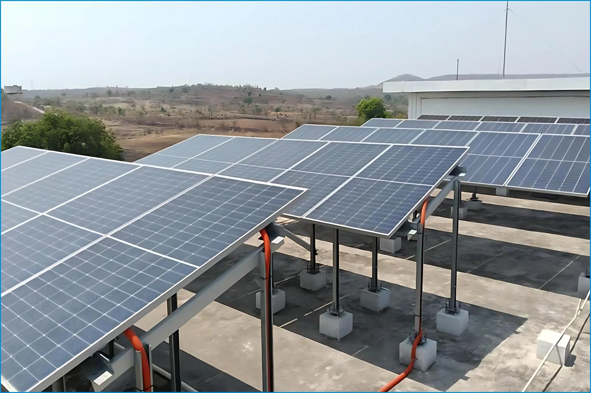 Solar panels at Nagpur facility