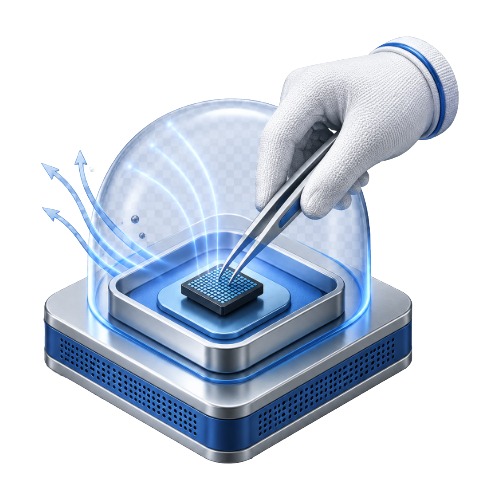 KOACH for particle-sensitive handling applications