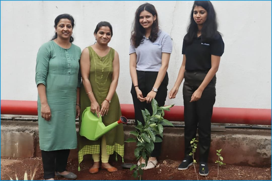 Green initiative certificate presented to customer
