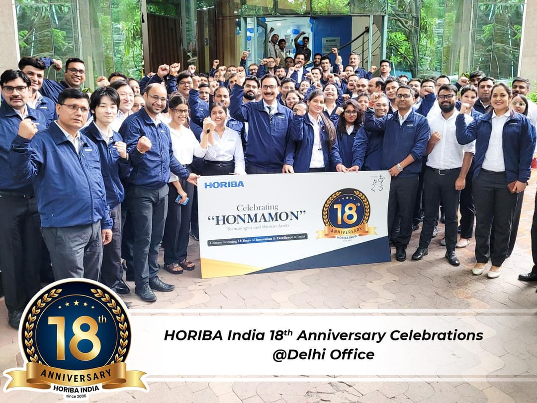 HORIBA India 18th Anniversary Celebration at Delhi Office